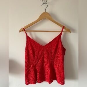 Dynamite Red Lace Camisole